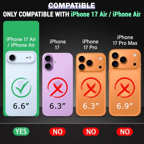 For iPhone 17 Air Back Cover Transparent Magsafe New - Image 11