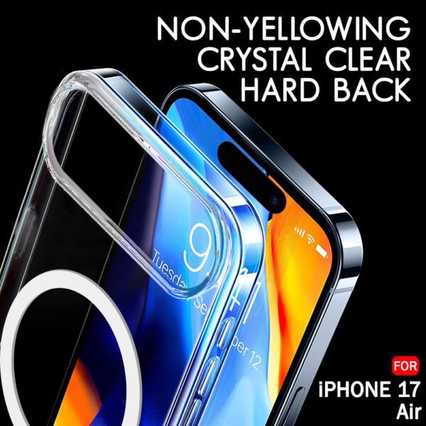 For iPhone 17 Air Back Cover Transparent Magsafe New - Image 4