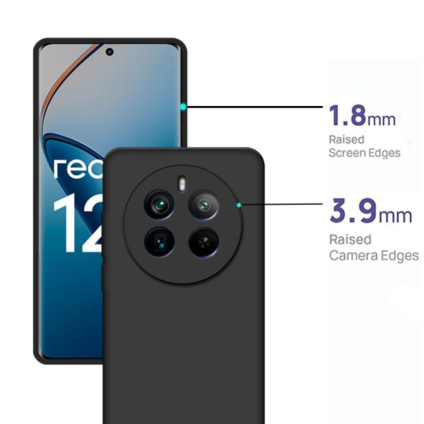 For Realme 12 Pro Plus Back Cover iBlack New - Image 2