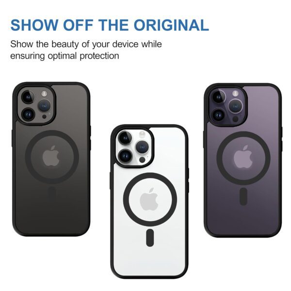 For Apple iPhone 14 Pro Back Cover Black Magsafe New - Image 4