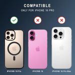 For Apple iPhone 16 Pro Back Cover Black Magsafe New - Image 3