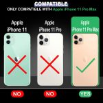 For Apple iPhone 11 Pro Max Back Cover Black Magsafe New - Image 3
