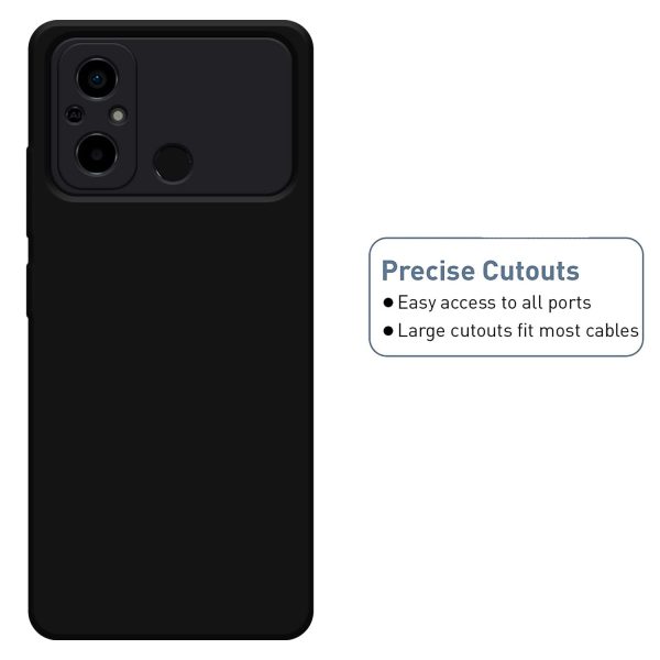 For Xiaomi Redmi Poco C55 | Xiaomi Redmi 12C Back Cover iBlack New - Image 10
