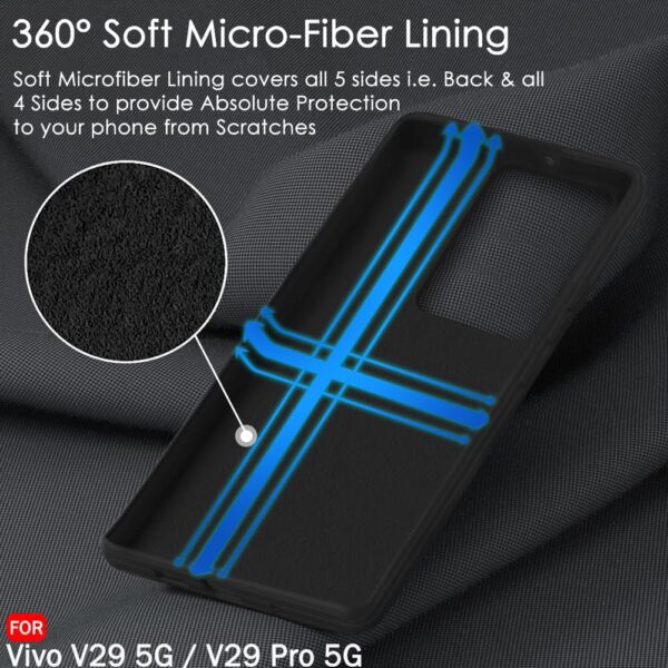 For Vivo V29 Back Cover iBlack New - Image 4