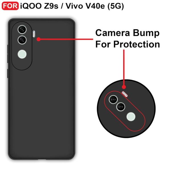 For Vivo V40E Back Cover iBlack New - Image 4