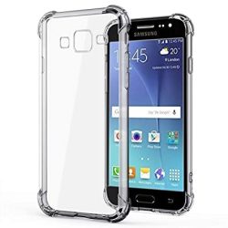 OO LALA JI Samsung J2 / Samsung Galaxy J2 2015 | Shockproof Flexible Protective TPU Bumper Back Case Cover for Samsung Galaxy J2 2015 Edition - Transparent