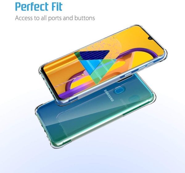 OO LALA JI Redmi 9C HD Clear Silicone Bumper Back Cover in Transparent for Redmi 9C-Transparent - Image 4