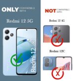 For Redmi MI 12 5G Back Cover Silicon Case New - Image 4