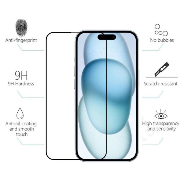 For iPhone 15 Pro Finger Unlock Glass New - Image 4