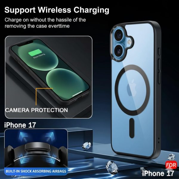 For Apple iPhone 17 Back Cover Black Magsafe New - Image 4