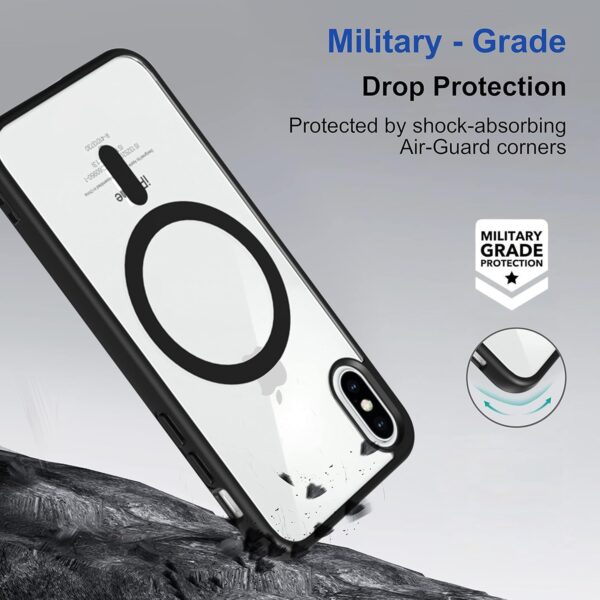 For Apple iPhone XS Max Back Cover Black Magsafe New - Image 4