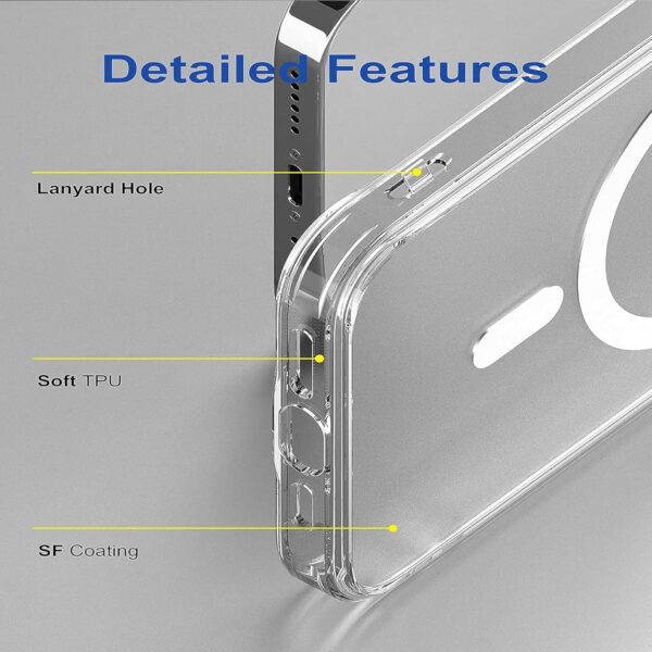 For iPhone 17 Pro Back Cover Transparent Magsafe New - Image 3