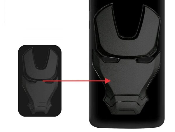 OO LALA JI 3D Marvel Avenger Logo Iron Man Back Cover  For Vivo Y12 - Image 6