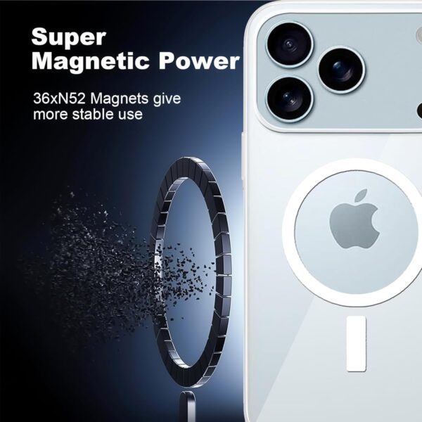 For iPhone 17 Pro Back Cover Transparent Magsafe New - Image 5