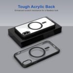 For Apple iPhone XS Max Back Cover Black Magsafe New - Image 8