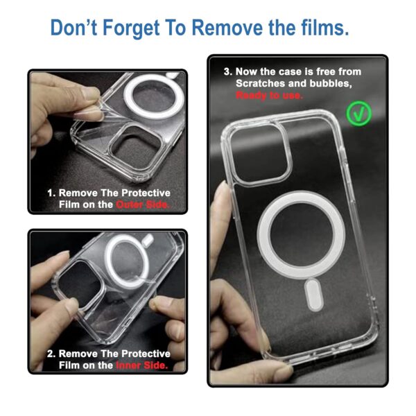 For Apple iPhone 14 Pro Back Cover Black Magsafe New - Image 9