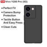 For Vivo Y200 Pro Back Cover iBlack New - Image 8