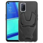 OO LALA JI 3D Marvel Avenger Logo Iron Man Back Cover  For Oppo A52