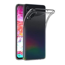 ZIgZag Samsung A70/A70s  Back Cover Transparent