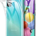 ZIgZag Samsung A71 Back Cover Transparent
