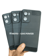 For Moto G06 Power Back Cover Black Armor New