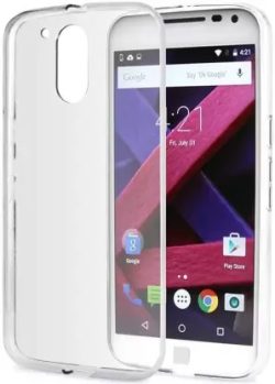 ZIgZag Motorola G4/+ Back Cover Transparent