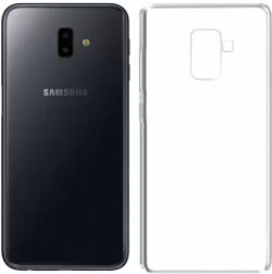 ZIgZag Samsung J6+  Back Cover Transparent