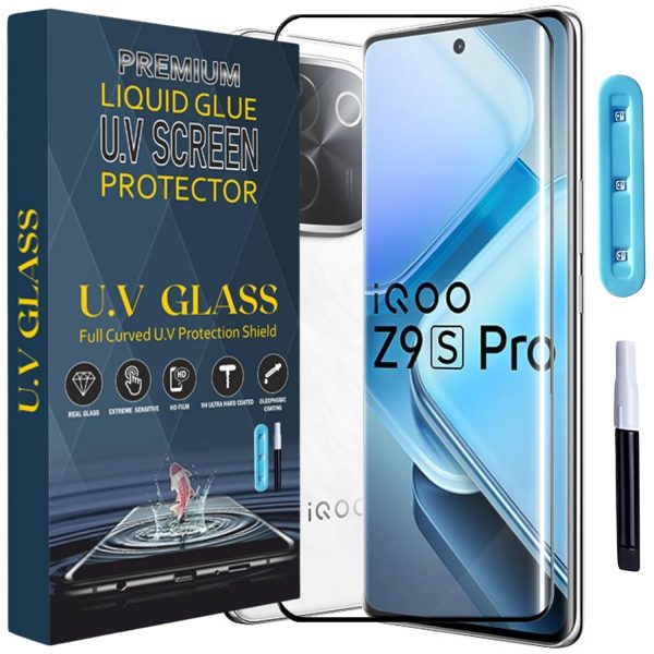 For IQoo Z9s UV Tempered Glass New - Image 2