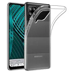 ZIgZag Samsung M12/F12  Back Cover Transparent