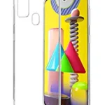 ZIgZag Samsung M31/F41  Back Cover Transparent