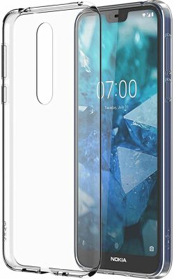 ZIgZag Nokia NK 8.1 Back Cover Transparent