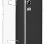 ZIgZag MICROMAX Q385   Back Cover Transparent