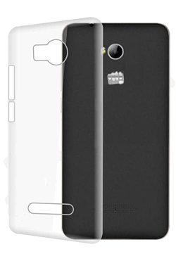 ZIgZag MICROMAX Q385   Back Cover Transparent