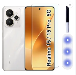 For Realme 15 UV Tempered Glass New