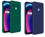 For Realme C25Y Back Cover Silicon Case New