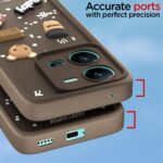 For Vivo V25 5G Back Cover Girlish Coffee Case New - Image 7