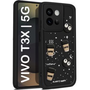 Vivo T3X 5G Back Cover Girlish Coffee