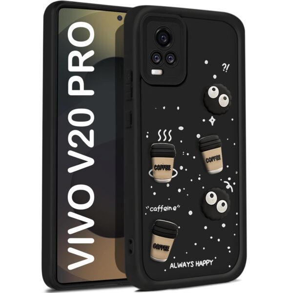For Vivo V20 PRO 5G Back Cover Girlish Coffee Case New - Image 2