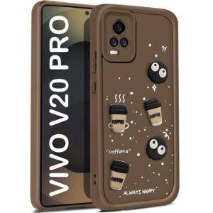 Vivo V20 PRO 5G Back Cover Girlish Coffee