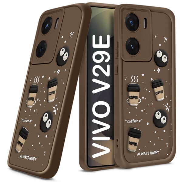 For Vivo V29E Back Cover Girlish Coffee Case New - Image 5