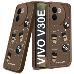 Vivo V30E Back Cover Girlish Coffee