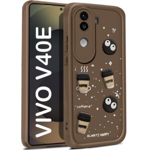 Vivo V40E Back Cover Girlish Coffee