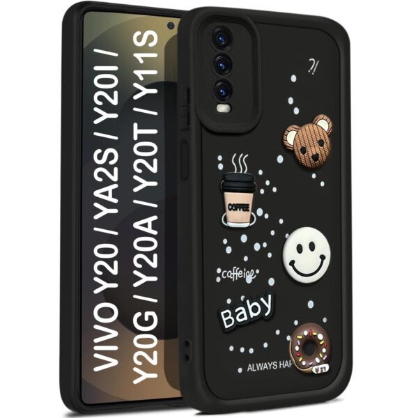 For Vivo Y20 Back Cover Girlish Coffee Case New - Image 5