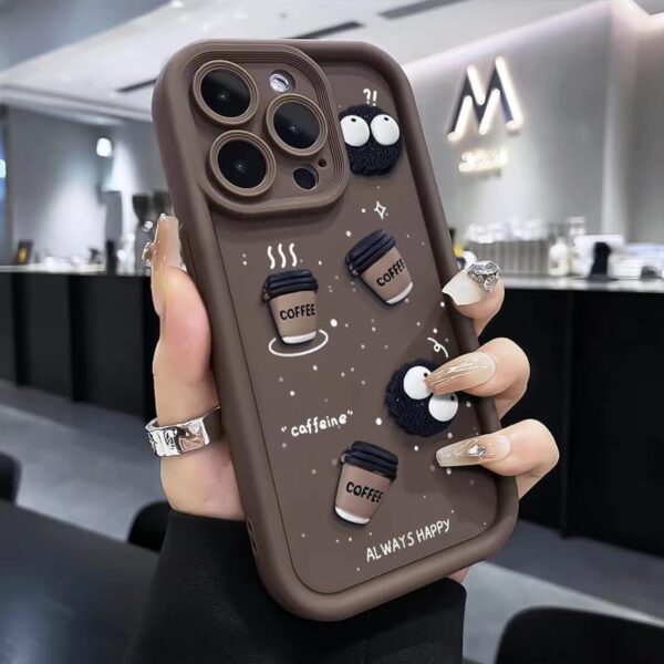 For Vivo Y90 Back Cover Girlish Coffee Case New - Image 2