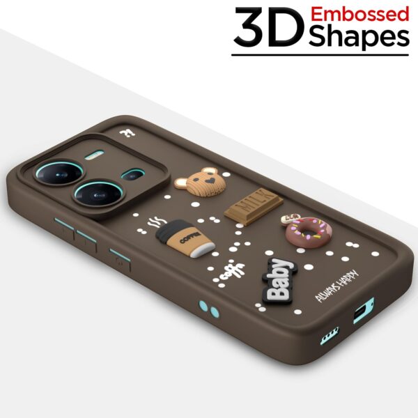 For Vivo V25 5G Back Cover Girlish Coffee Case New - Image 6