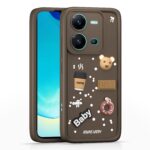 For Vivo V25 5G Back Cover Girlish Coffee Case New - Image 5