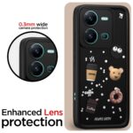 For Vivo V25 5G Back Cover Girlish Coffee Case New - Image 4