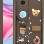 For Vivo T4R 5G Back Cover Girlish Coffee Case New