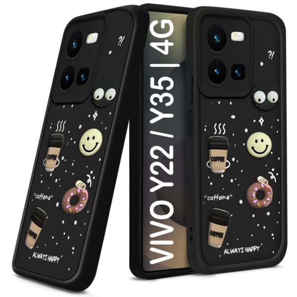 For Vivo V50 4G Back Cover Girlish Coffee Case New - Image 3