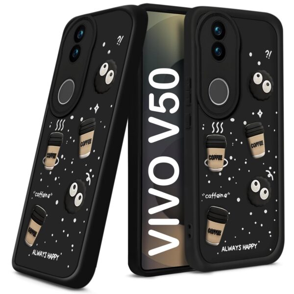 For Vivo V50E 5G Back Cover Girlish Coffee Case New - Image 2